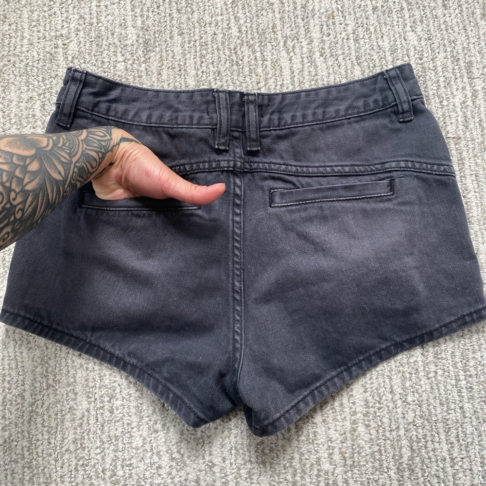 Free People Black Jean Shorts Vintage Style